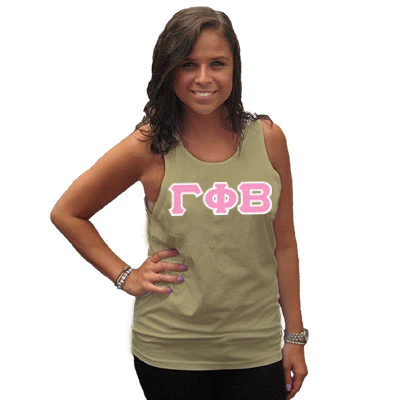 Gamma Phi Beta Sorority Tank Top - Next Level 3633 - TWILL