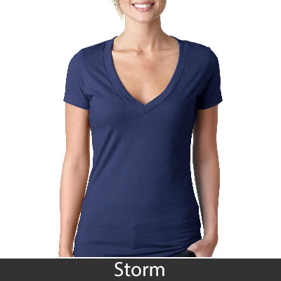 Alpha Omicron Pi Deep V Sorority Printed Tee - Next Level 6640 - CAD - Image 29