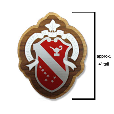 Alpha Phi Large Wooden Crest - Image 2