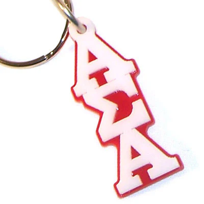 Alpha Sigma Alpha Letter Keychain - Craftique cqMGLA