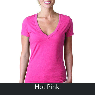 Alpha Sigma Tau Deep V Sorority Printed Tee - Next Level 6640 - CAD - Image 11