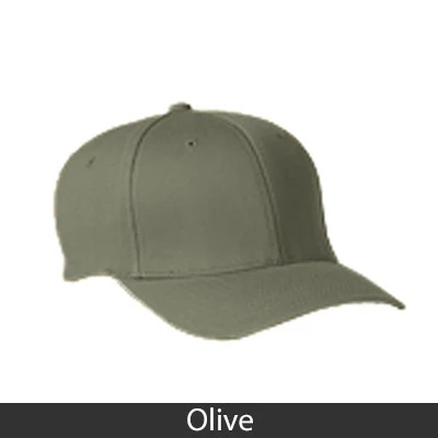 Alpha Sigma Tau Flexfit Fitted Hat, 2-Color Greek Letters - 6277 - EMB - Image 14