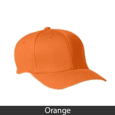 Alpha Sigma Tau Flexfit Fitted Hat, 2-Color Greek Letters - 6277 - EMB - Image 15