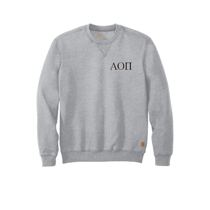 Carhartt® Greek Crewneck Sweatshirt, 2-Color Greek Letters - CTK124 - EMB - Image 2