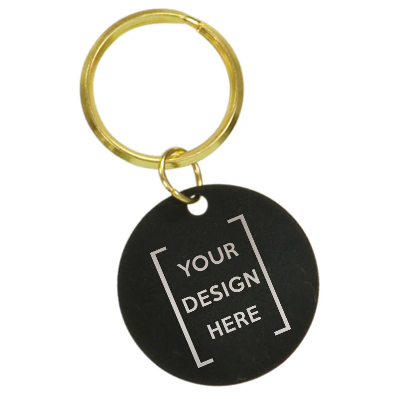 Custom Greek Graduation Black Circle Keychain - BKR43 - LZR - Image 4