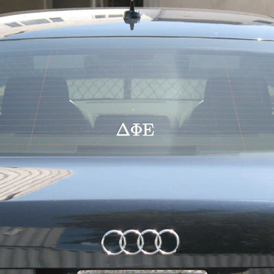 Delta Phi Epsilon Car Window Sticker - compucal - CAD - Image 2