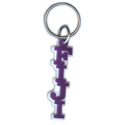 FIJI Letter Keychain - Craftique cqMGLA