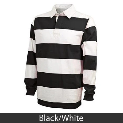 Greek Rugby Shirt, 2-Color Greek Letters - EMB - Image 4