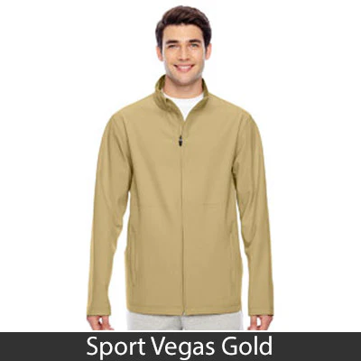 Fraternity Soft-Shell Jacket, 2-Color Greek Letters - Team365 TT80 - EMB - Image 21