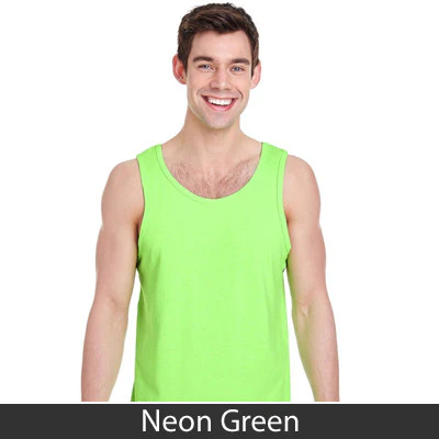 Fraternity Tank Top, Printed Varsity Letters - G520 - CAD - Image 7