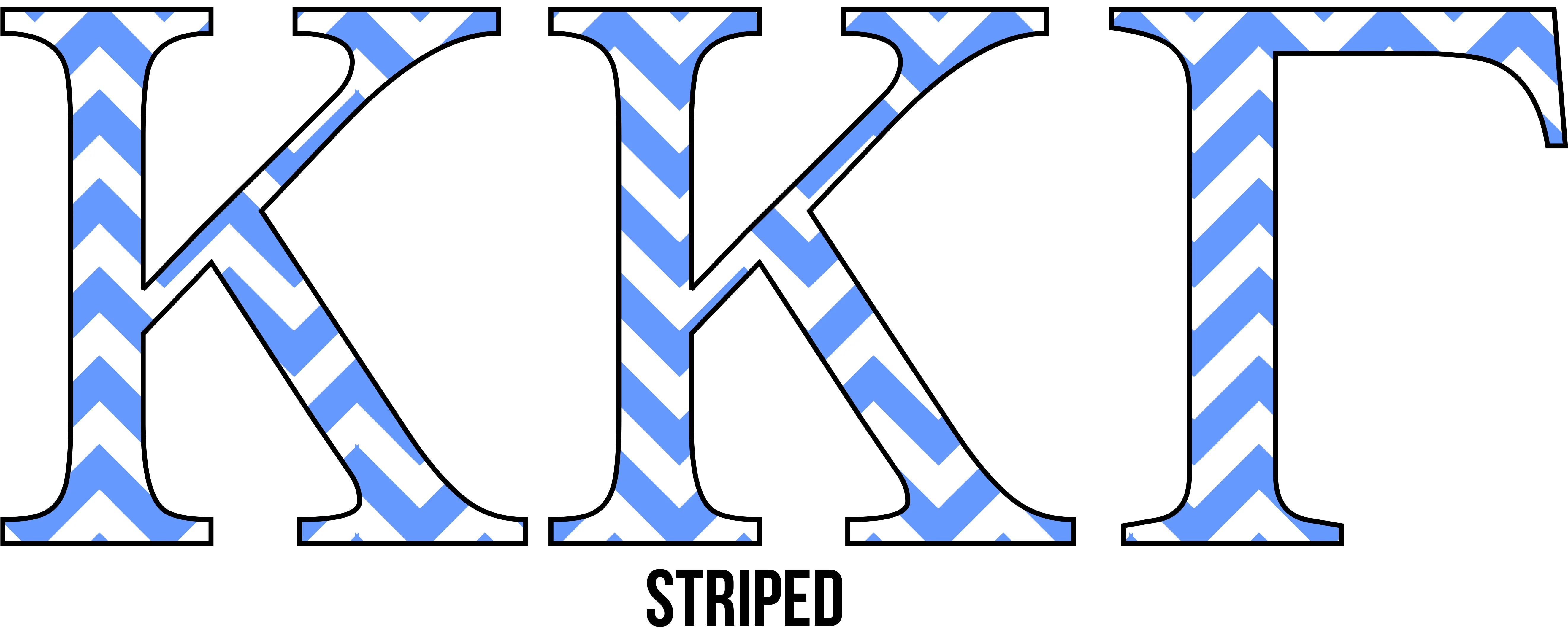 Greek 6-Inch Super SUB Pattern Letters, Set of 3 - SUB - Image 4