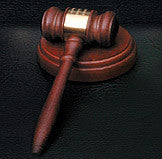 Greek Engravable 10" Wooden Gavel - WFG10A - LZR