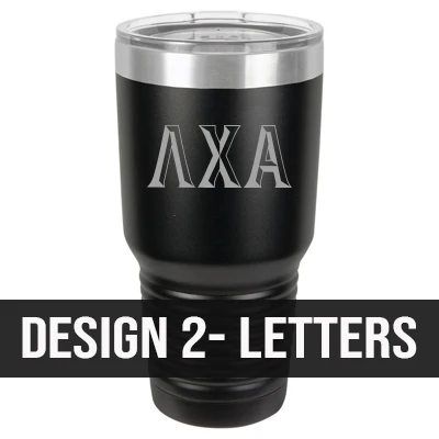 Greek Engraved 30oz Polar Camel Insulated Tumbler - LTM938 - LZR - Image 3
