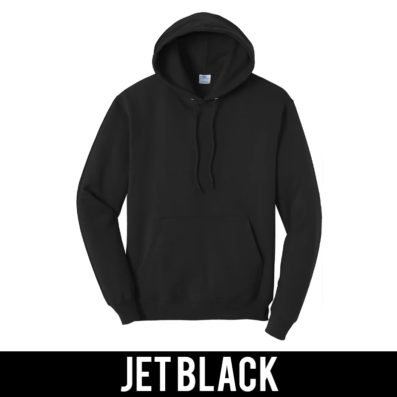Greek Fleece Pullover Hooded Sweatshirt, Printed Sleeve Circle Design - Limited Supply - CAD - Image 5