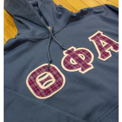 Greek Letter Hooded Sweatshirt - TWILL - Image 3