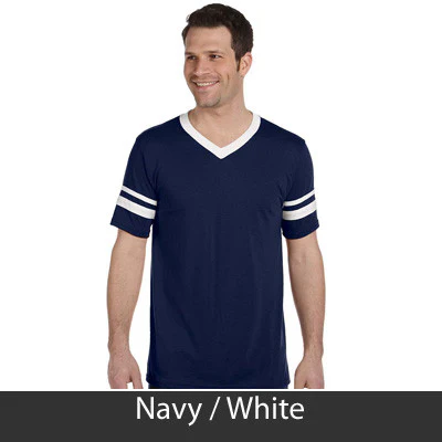 Kappa Alpha V-Neck Jersey with Striped Sleeves - 360 - TWILL - Image 17