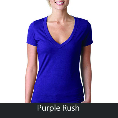 Kappa Alpha Theta Deep V Sorority Printed Tee - Next Level 6640 - CAD - Image 21