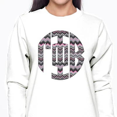 Monogram Panoramic Sorority Printed Design - SUB - Image 5