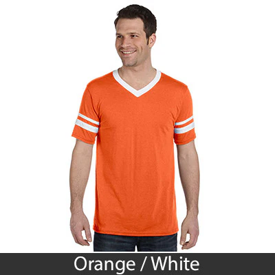 Phi Beta Sigma V-Neck Jersey with Striped Sleeves - 360 - TWILL - Image 19