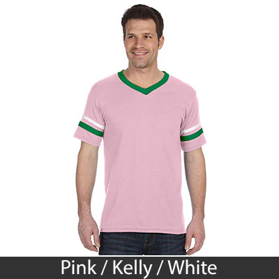 Pi Kappa Phi V-Neck Jersey with Striped Sleeves - 360 - TWILL - Image 20