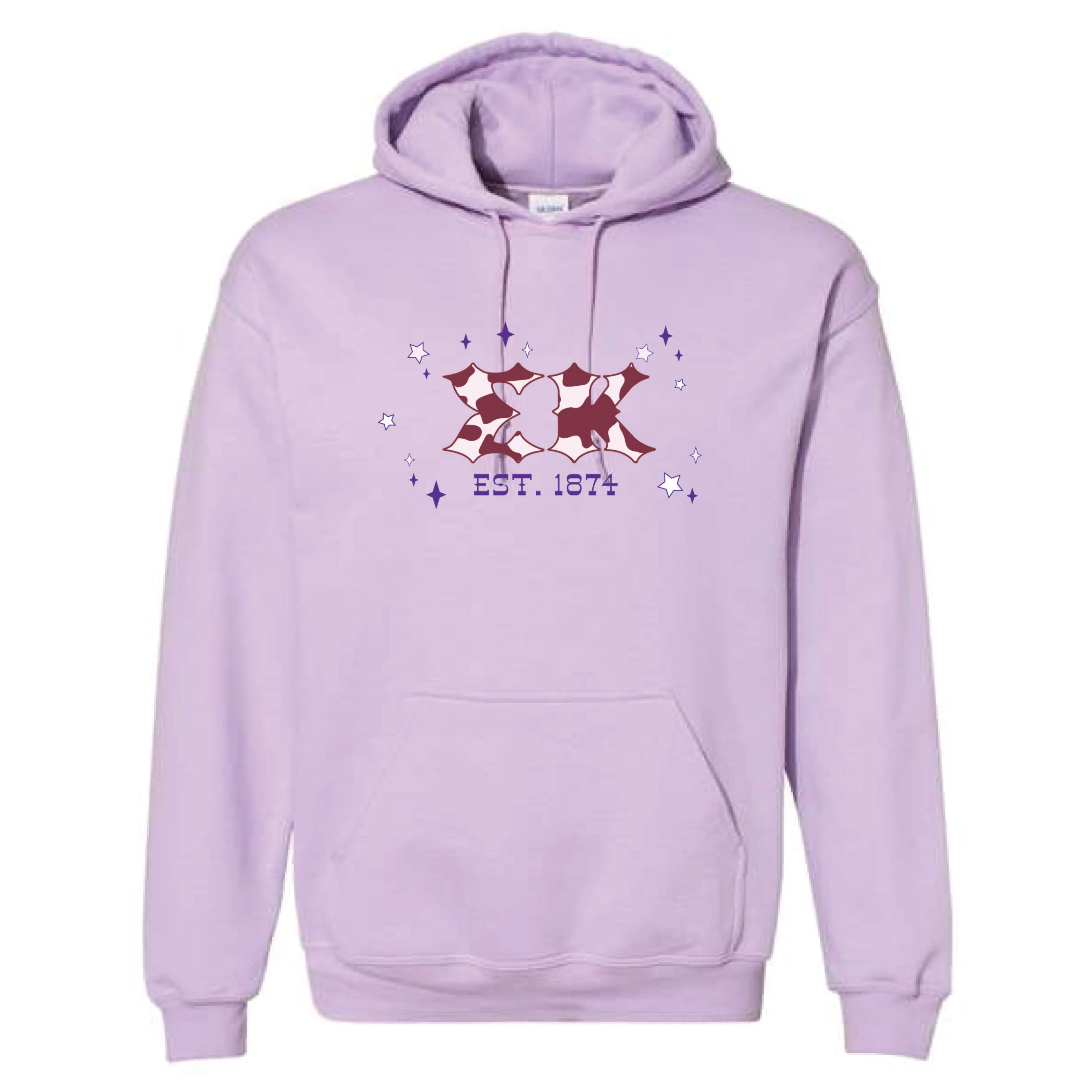 Printed Cow Cutout Hoodie Design - Image 4