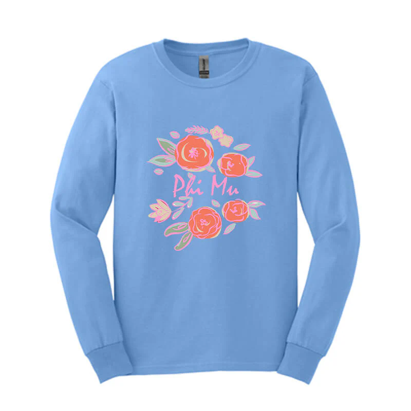 Printed Floral Circle Design - DTG - Image 5