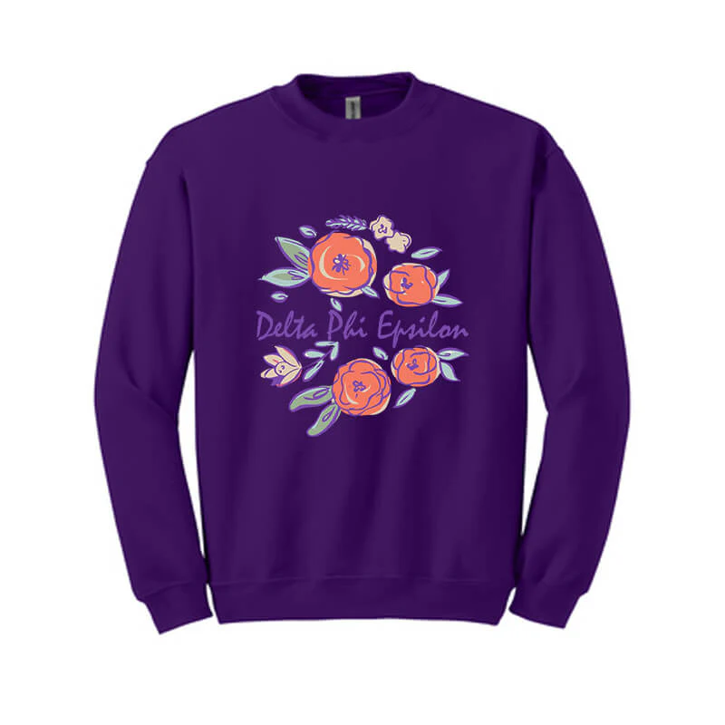 Printed Floral Circle Design - DTG - Image 7