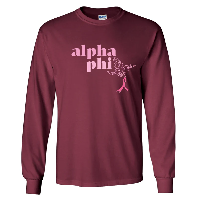 Printed Pink Bird Design - DTG - Image 9