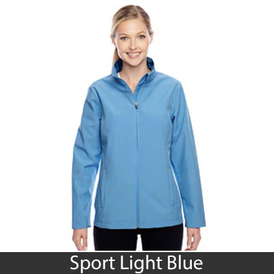 Sorority Soft-Shell Jacket, 2-Color Greek Letters - Team365 TT80W - EMB - Image 13