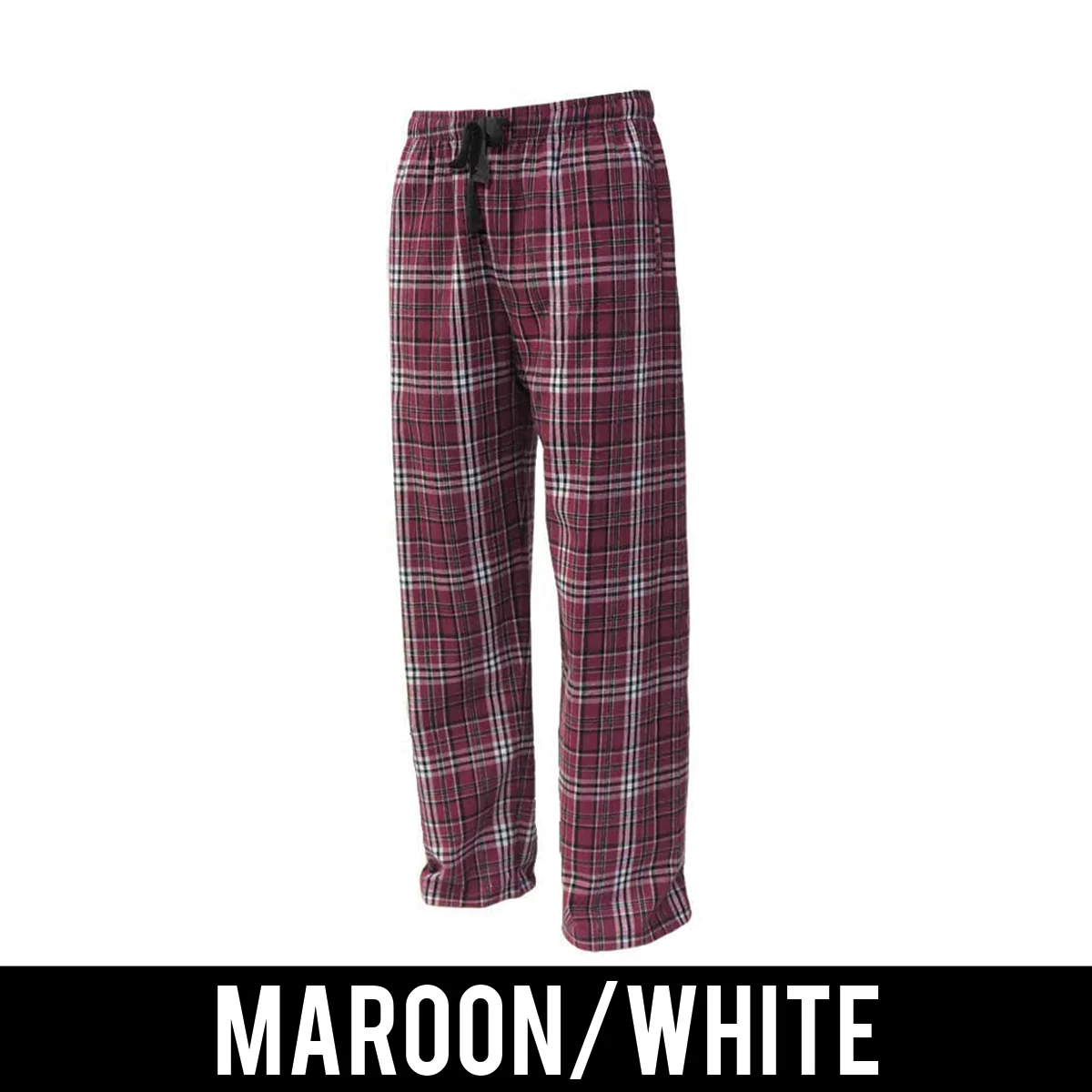 Greek Flannel Pants, Printed Varsity Letters - FLNP - CAD - Image 20