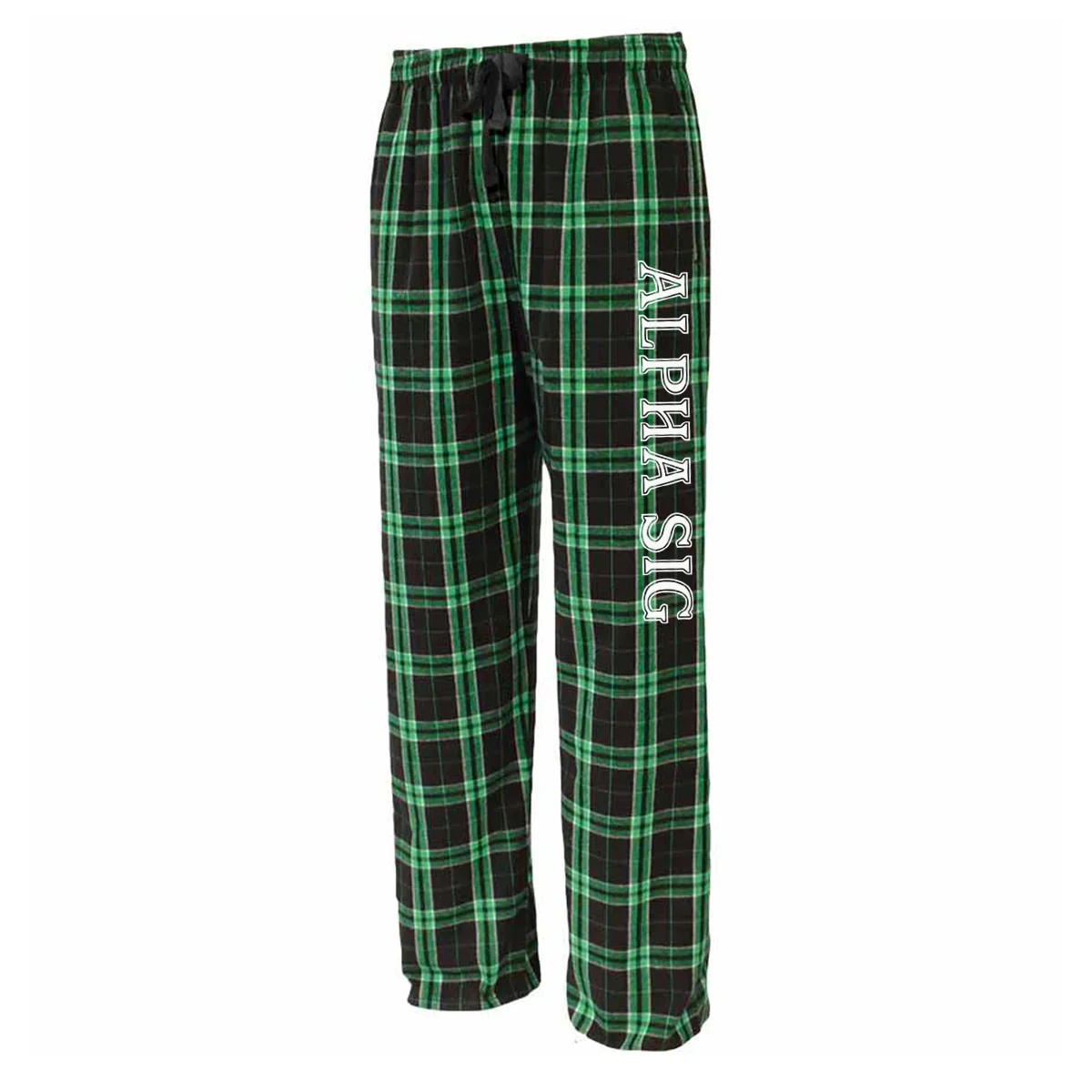 Greek Flannel Pants, Printed Nickname - FLNP - CAD - Image 3