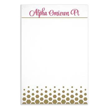 Sorority Gold Notepad - a3009 - Image 5