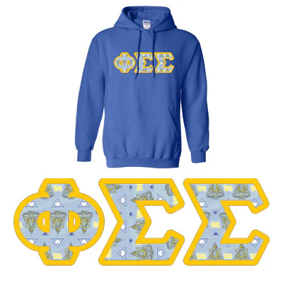 Sorority Printed Pattern Hooded Sweatshirt - Gildan 18500 - DIG - Image 22