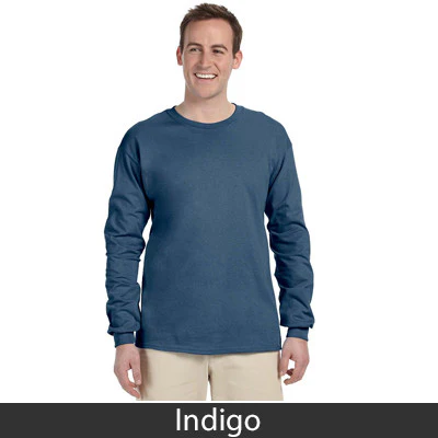 Tau Kappa Epsilon Long-Sleeve Shirt, 2-Pack Bundle Deal - Gildan 2400 - TWILL - Image 11