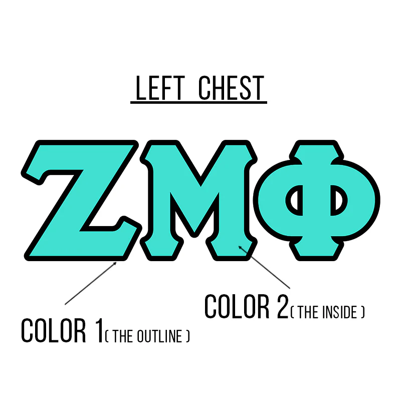 Zeta Mu Phi Crest Hoodie - G185 - SUB - Image 4