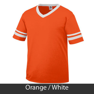 Zeta Phi Beta V-Neck Jersey with Striped Sleeves - 360 - TWILL - Image 20