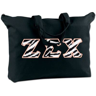Zeta Sigma Chi Shoulder Bag - TWILL